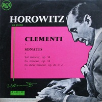 RCA Victor : Horowitz - Clementi Sonatas
